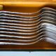 Set of 11 silver metal covers