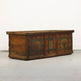 Antique Folk Art Painted bridal chest 1790