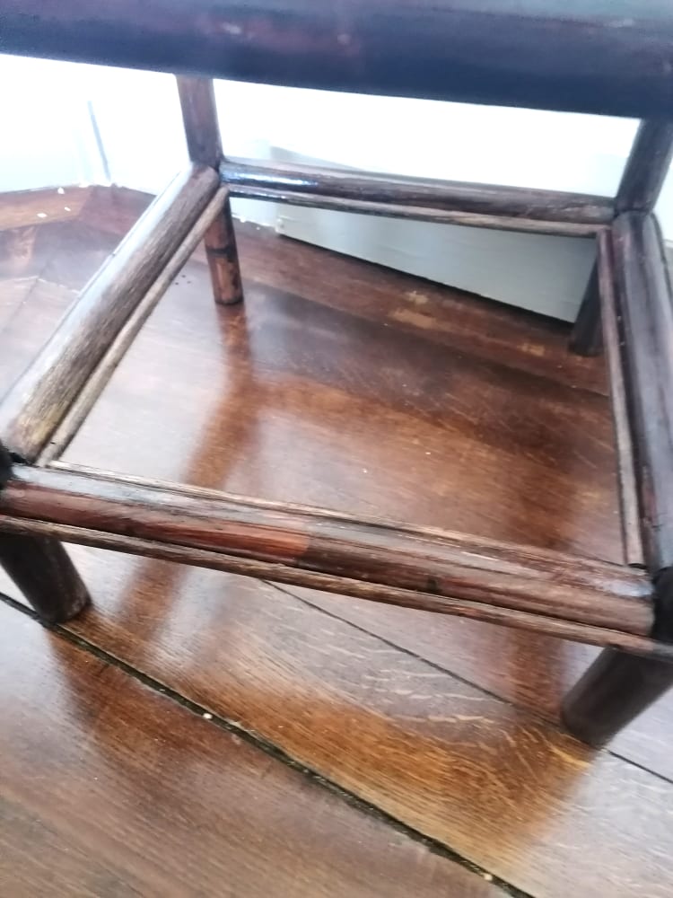 Rattan sofa end, 1960s