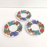 Three plates Acapulco Villeroy - Boch 70s