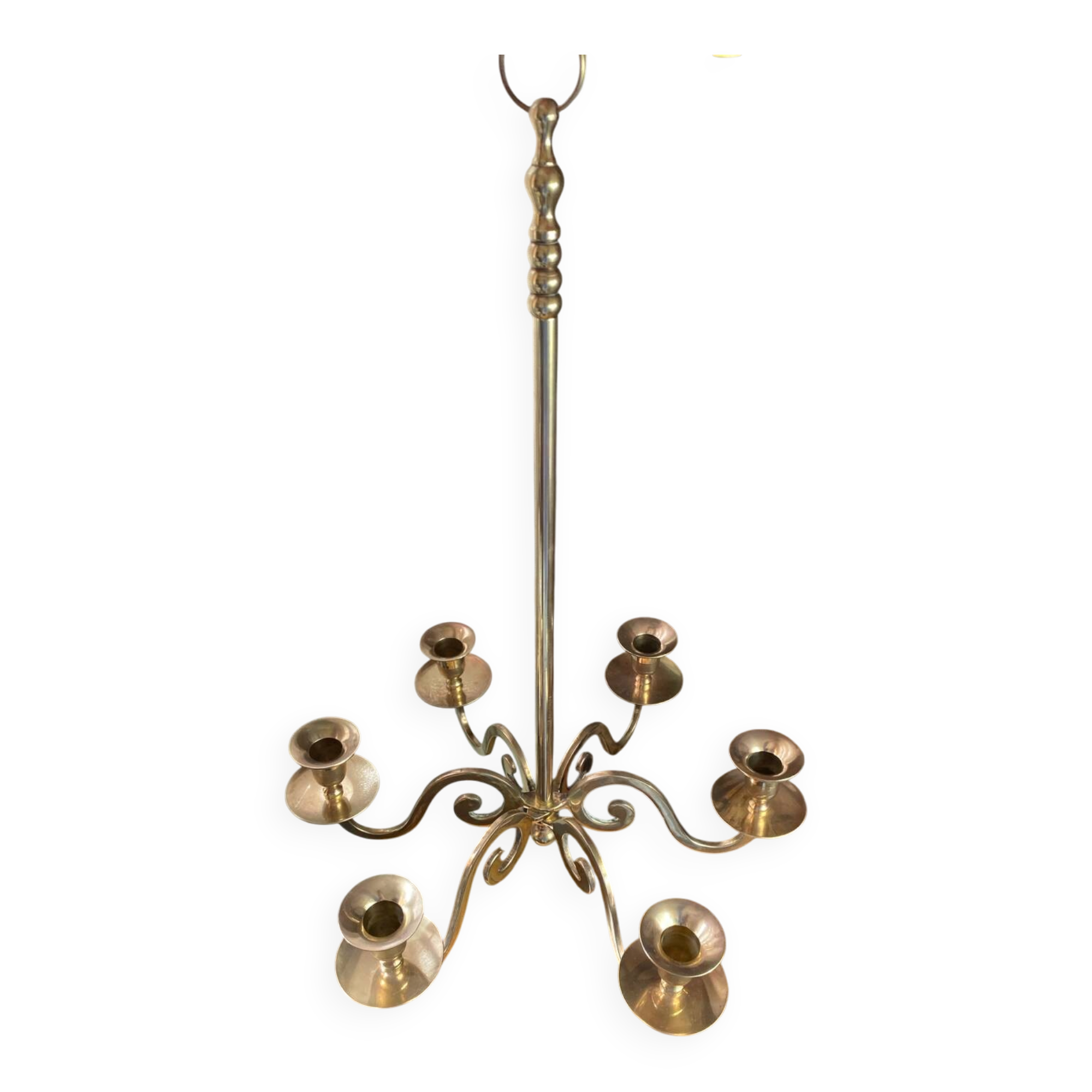 Solid brass chandelier to hang