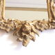 Gilded wooden angel mirror, Third Republic Rococo revival.