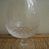 3 verres à cognac en cristal de Lorraine