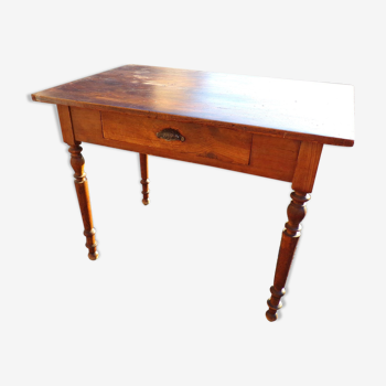 Small farm table with drawer