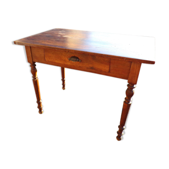 Table de ferme avec tiroir