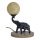 Old art deco elephant night light bedside lamp
