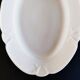 White porcelain oval dish around 1900 38 x 26 cm