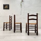 Chair in beech and straw