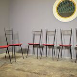 Set of 6 chairs, 1950s