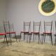 Set of 6 chairs, 1950s
