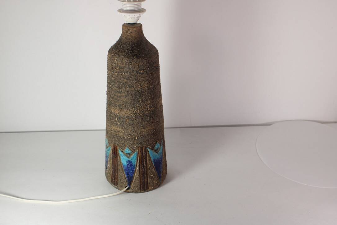 Sweden Carlsson ceramic lamp for Tilgmans 1960 vintage