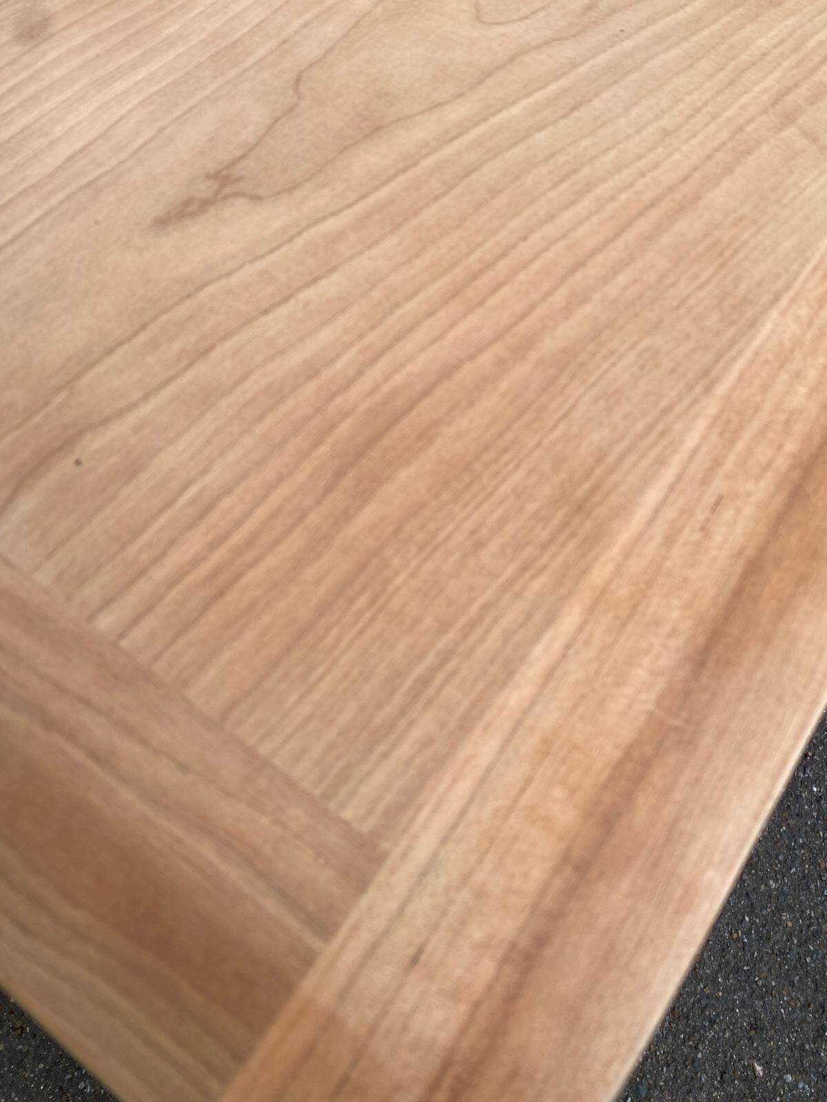 Louis Philippe rustic buffet, vintage, renovated in wood from the 1960s.