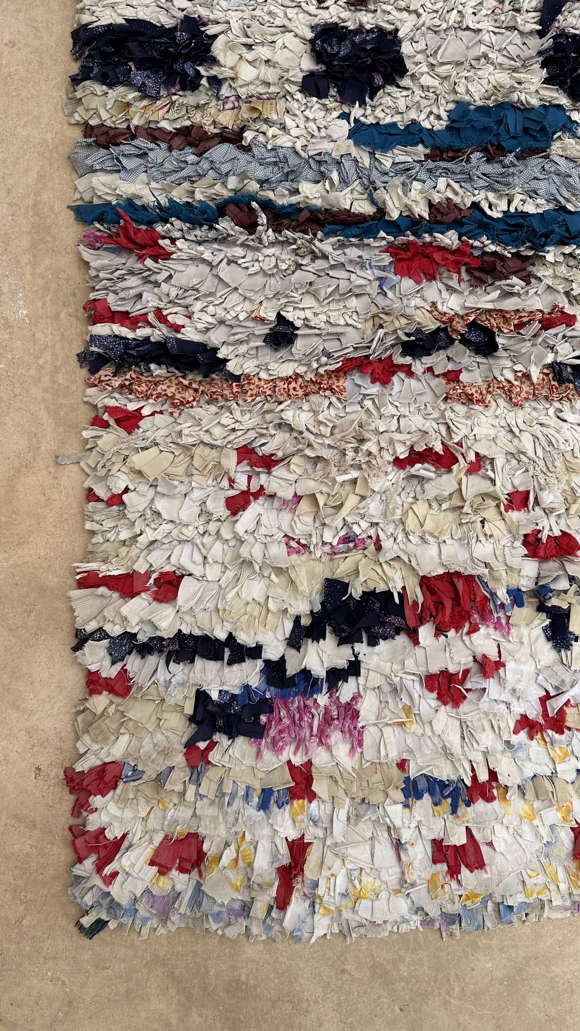Boucherouite carpet - 80 x 209 cm