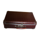 Valise vintage marron croco