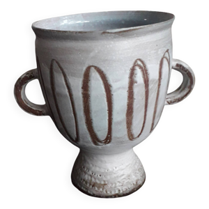 Vase vintage en céramique - vallauris