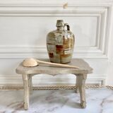 Set of three glazed ceramic pitchers