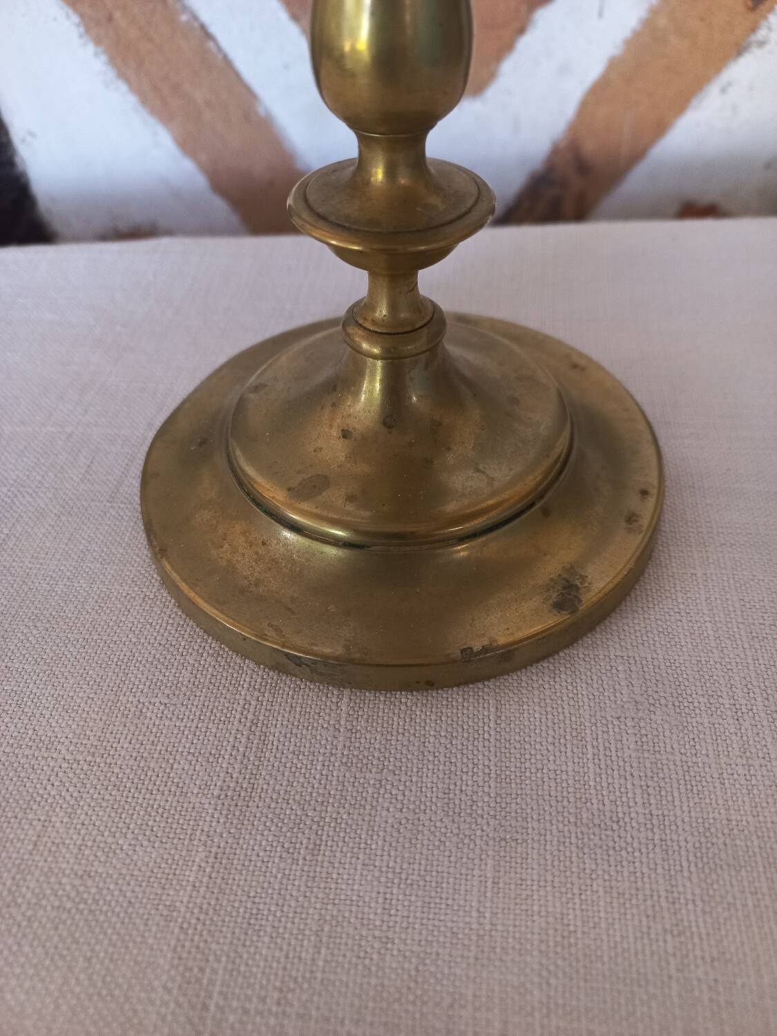 Brass candle holder