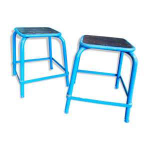 paire de tabourets d'atelier