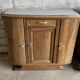 Buffet very art deco in raw walnut