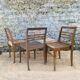 Set of 4 René Gabriel chairs