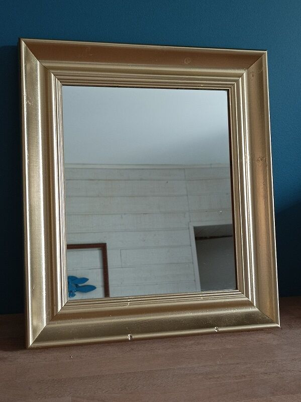 Mirror in solid wood 36x41cm