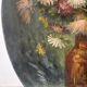 Oval bouquet, oil on canvas
