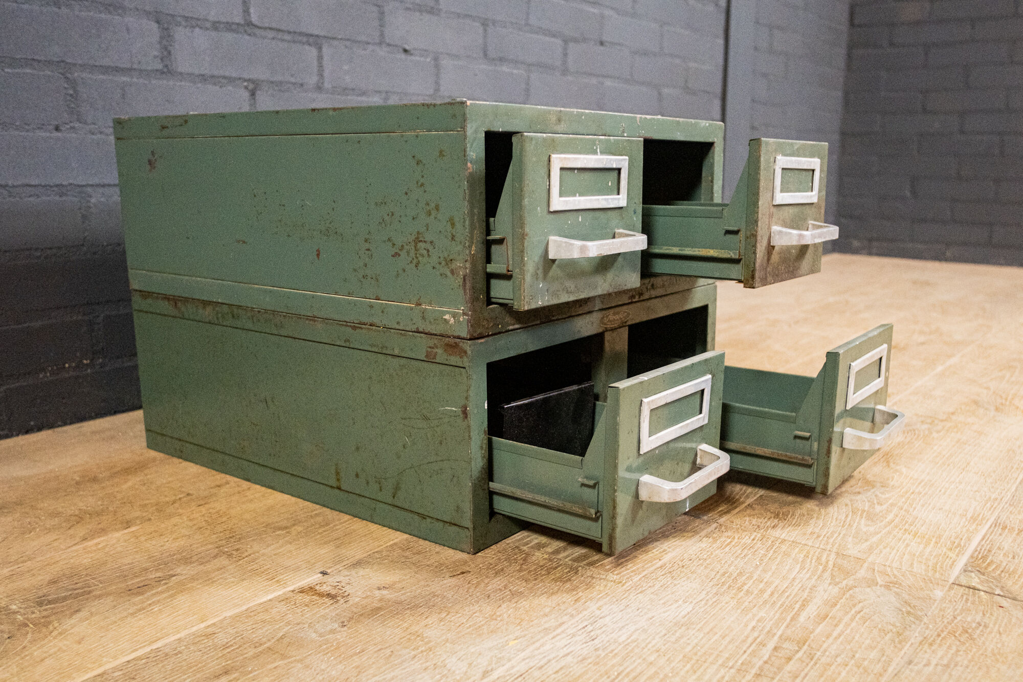 French industial Strafor chest of drawers