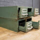 French industial Strafor chest of drawers