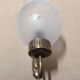 Vintage ball wall light - mid century style - bronze and frosted glass - excellent condition