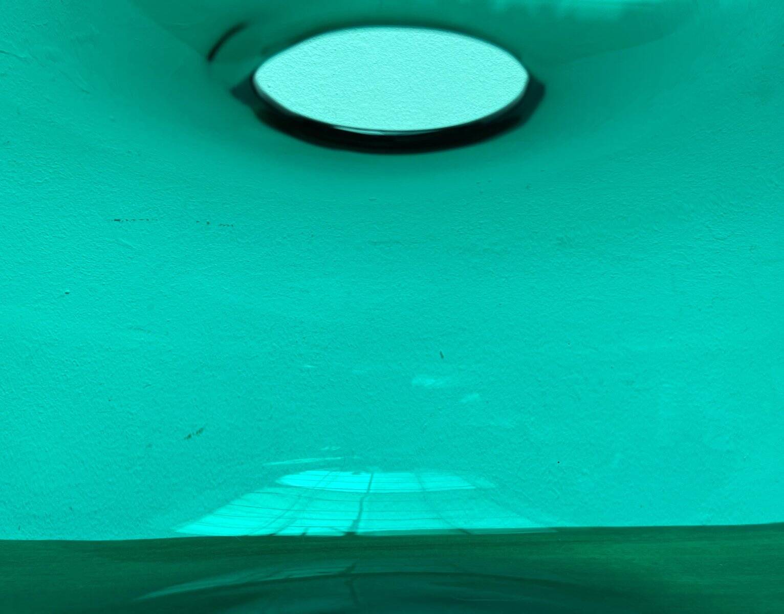 Large vase from the Swedish Stockholm series, handmade glass from Ikea, 1990s.