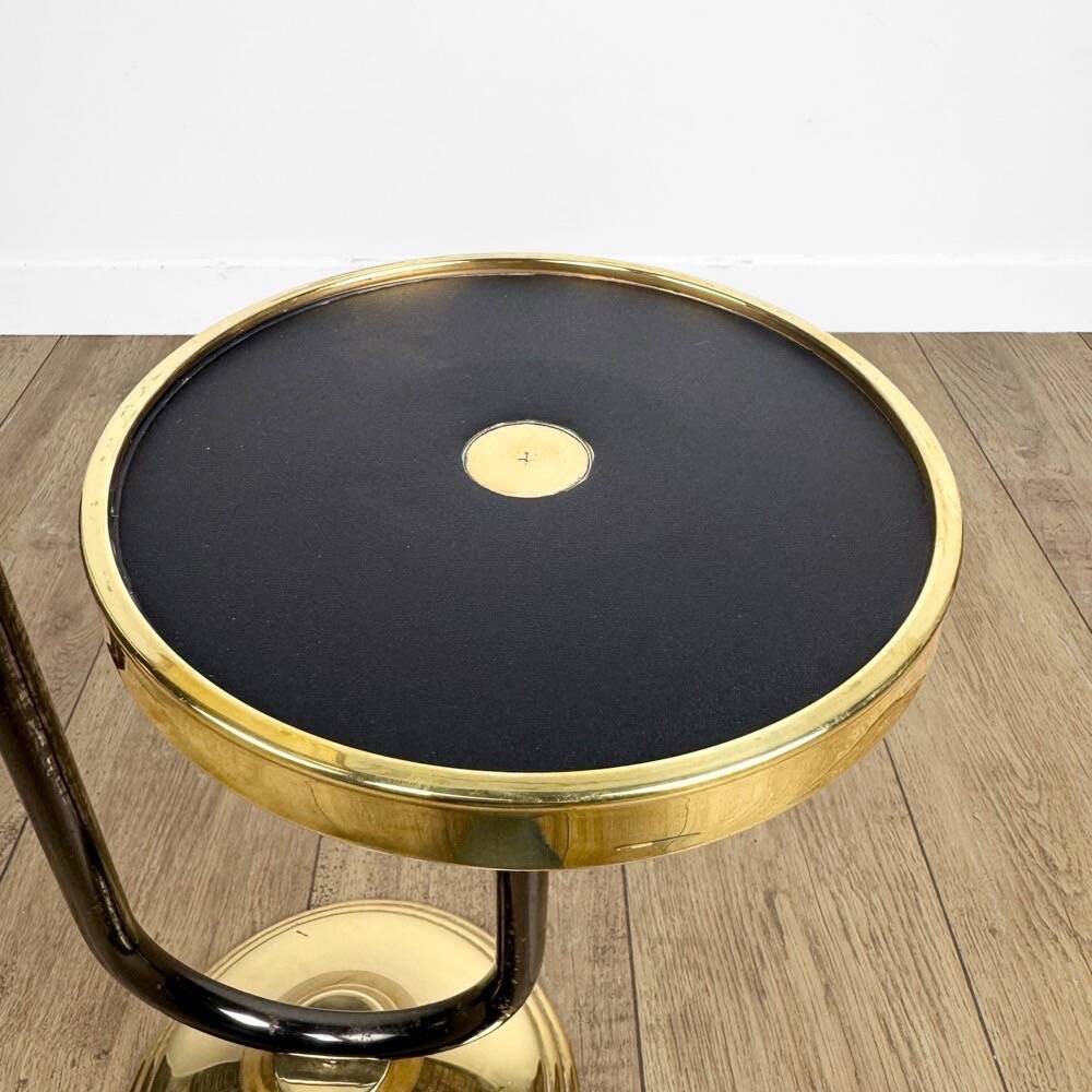 Cendrier sur pied laiton design années 50