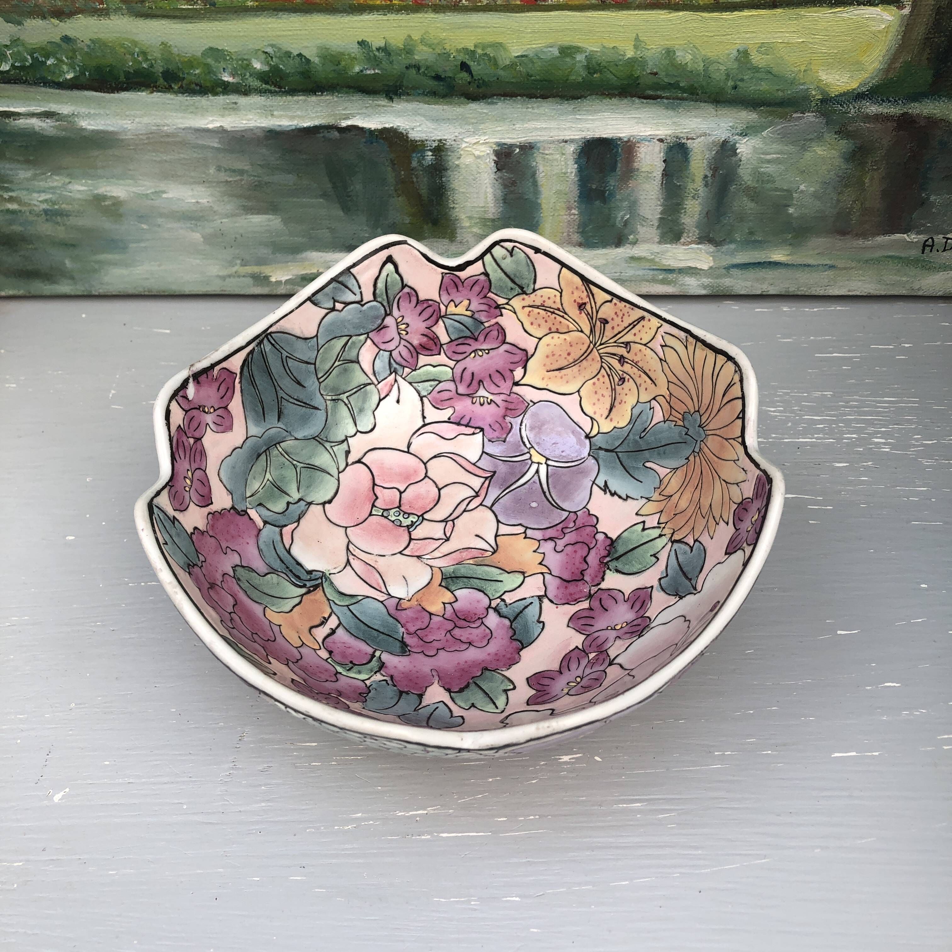 vintage Asian porcelain bowl