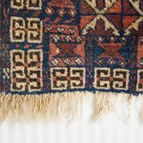 Tapis ancien noué main numéroté