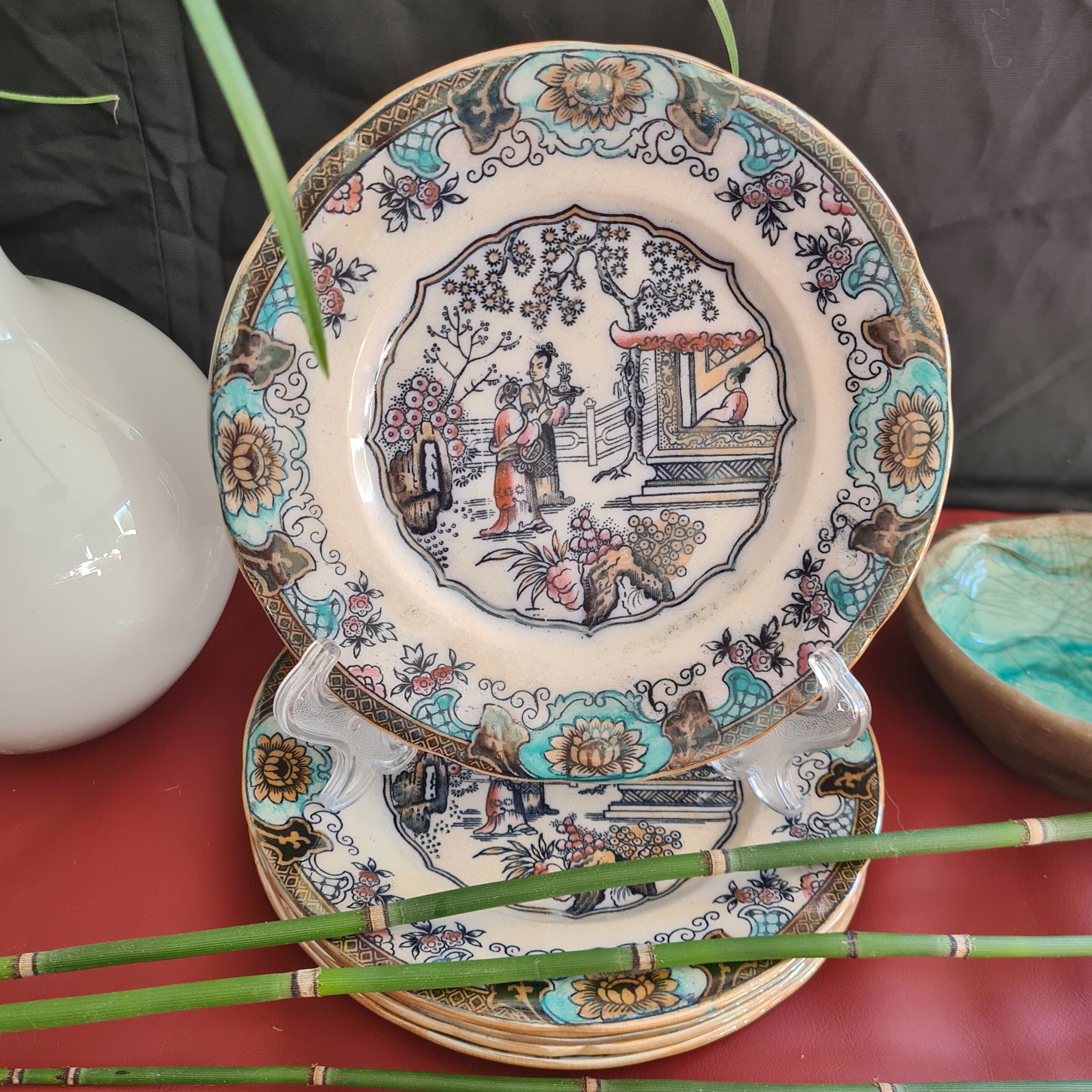 A plate boch brothers model canton 19th -18.5cm