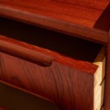 Restored teak bureau desk