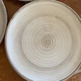 6 glazed terracotta plates 22 cm
