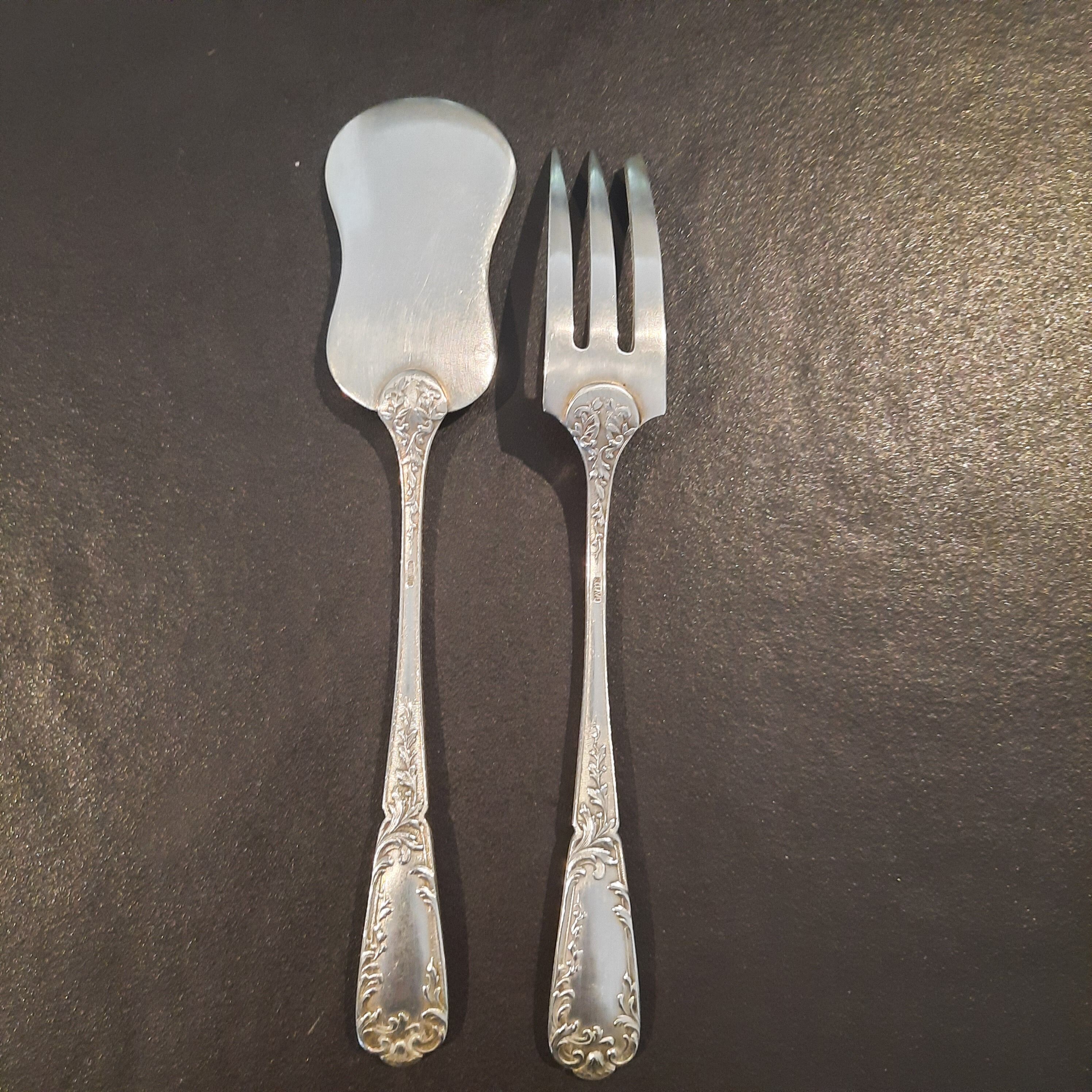 Solid silver collector's cutlery
