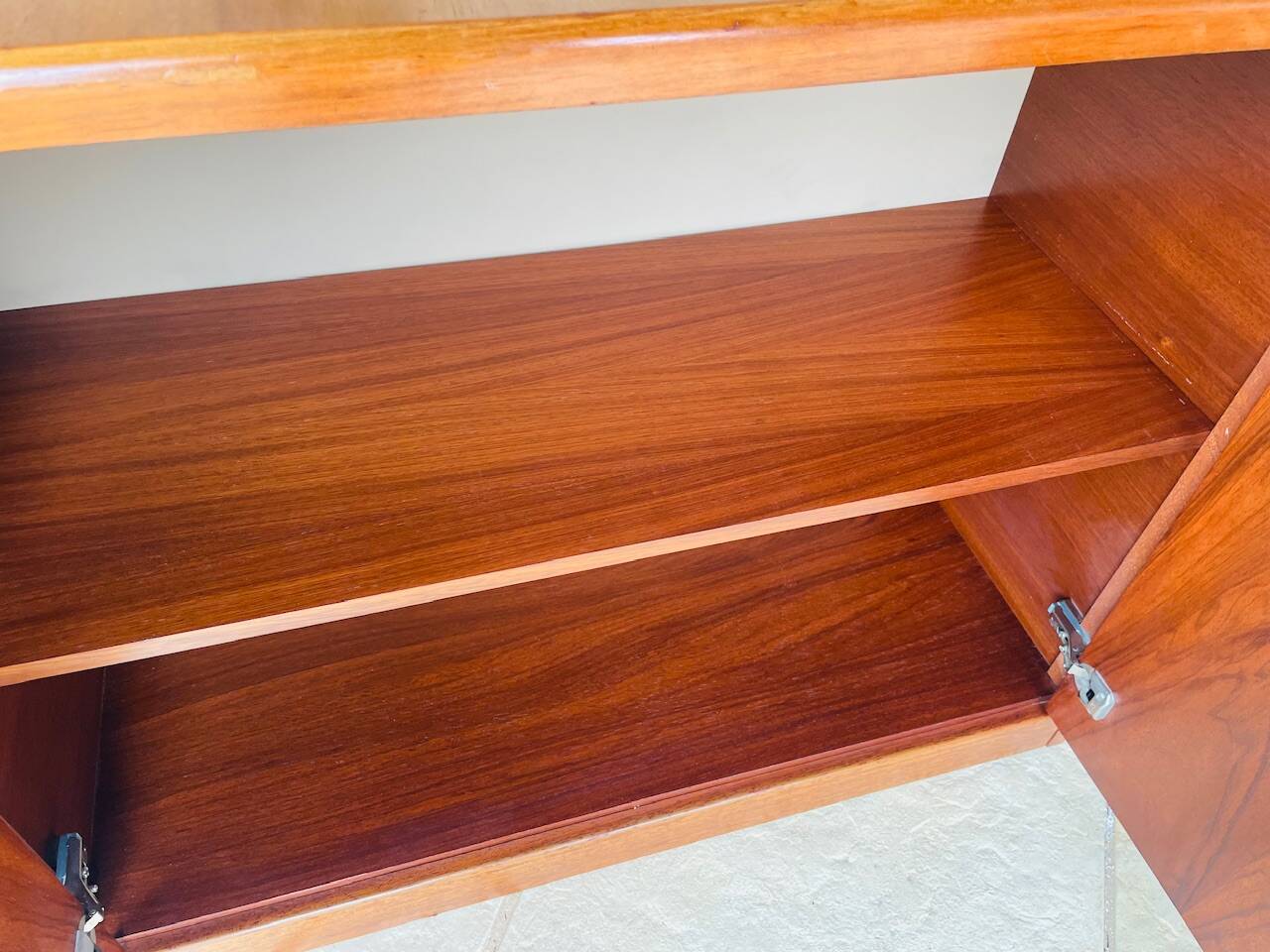 Low buffet, vintage teak storage unit by Hulsta, circa 1970s.