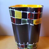 60s glazed ceramic vase