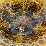 German Glass Bowl by Karl Wiedmann for WMF Ikora, 1930s Baushaus Art Deco