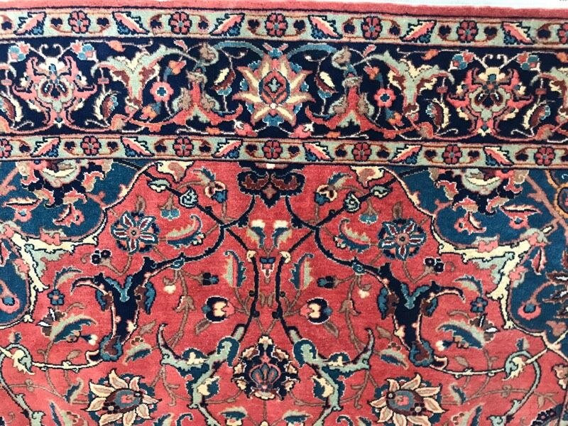 Old persian rug Sarogh 140 x 196 cm