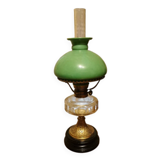 Brass oil lamp