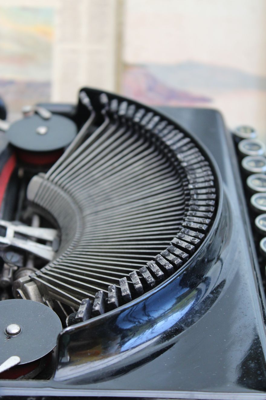 Old typewriter