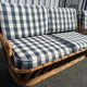 Vintage rattan lounge – sofa and two armchairs – 1960s/70s