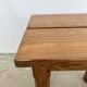 Brutalist oak stool
