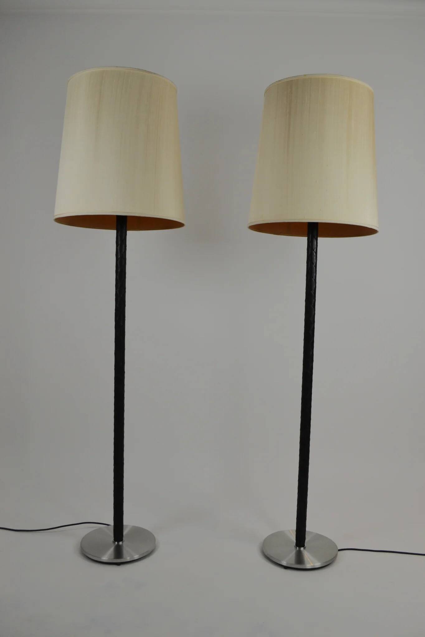 A Pair Of “Flet” Floor Lamps by Jo Hammerborg for Fog & Mørup, Denmark – 1960s