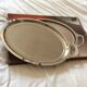 Oval top with stainless steel handles