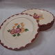 6 Longchamp from 1940/50 dessert plates