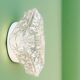 Glass flush mount light for ceiling or wall