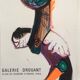 Bernard Lorjou, Galerie Drouant, 1972. Original exhibition poster made in lithograph